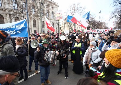 مظاهرات في النمسا ضد القيود التي فرضت بسبب كورونا