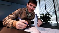 الموندو تكشف بنودا سرية جديدة في عقد ميسي