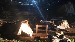 اقتحام خربة حمصة وتفكيك الخيام التي نصبتها هيئة الجدار