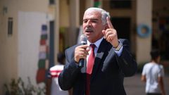 احتجاز محافظ طوباس خلال تفقده خربة حمصة