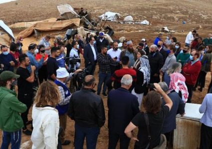 الخارجية تدين جرائم الاحتلال بخربة حمصة الفوقا