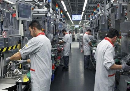 انخفاض الرقم القياسي لكميات الإنتاج الصناعي بحوالي 7.95%