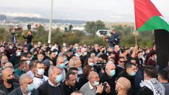 الآلاف يتظاهرون ضد الجريمة في طمرة