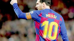 ميسي بقميص باريس سان جيرمان يتصدر غلاق "فرانس فوتبول"