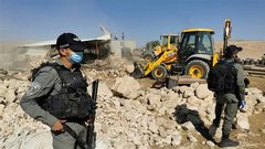 الجامعة العربية تدين إقدام الاحتلال على هدم خربة حمصة للمرة الـ4