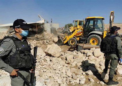 الجامعة العربية تدين إقدام الاحتلال على هدم خربة حمصة للمرة الـ4