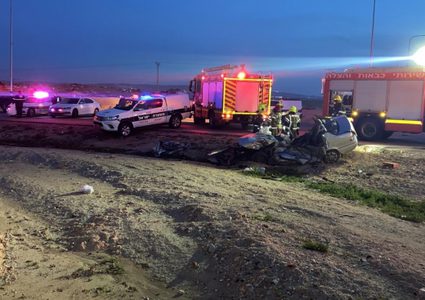 مصرع شاب بحادث طرق قرب عرعرة النقب