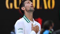 دجوكوفيتش يجتاز اختبارا صعبا أمام تيافو