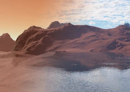 اكتشاف احتياطي كبير لمياه متجمدة على سطح المريخ