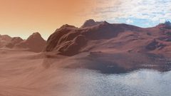 اكتشاف احتياطي كبير لمياه متجمدة على سطح المريخ