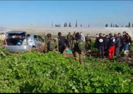 شهيد واصابات في حادث دهس من قبل مستوطن بالأغوار الشمالية