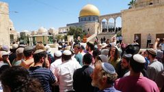 اعتقال 3 مواطنين من داخل حرم المسجد الأقصى