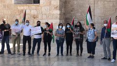 الأدلاء السياحيون في بيت لحم يحتجون على وضعهم