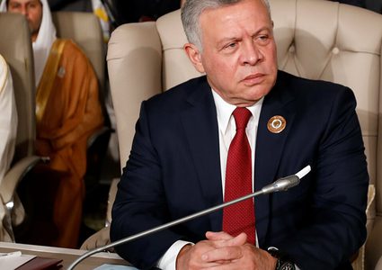 ملك الاردن: القضية الفلسطينية وحماية المقدسات على رأس أولوياتنا