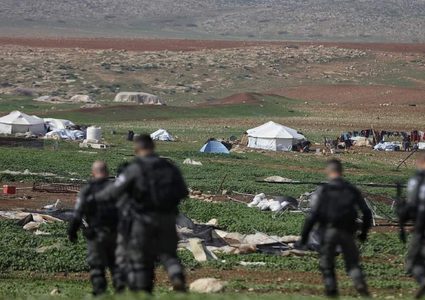 الاحتلال يقتحم خربة حمصة الفوقا