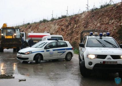 إغلاق شارعين في جنين بسبب سوء الأحوال الجوية