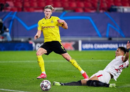 هالاند: هاتريك مبابي ألهمني أمام إشبيلية