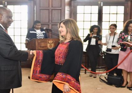 جرار تطلع مسؤولة جنوب افريقية على المستجدات الفلسطينية