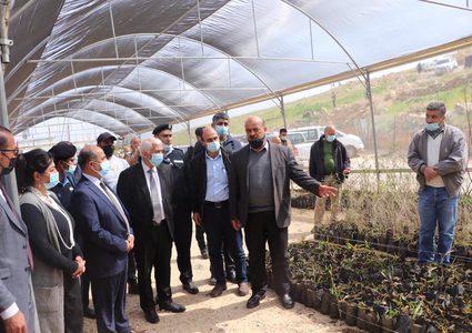 افتتاح مشتل العبيدية الزراعي