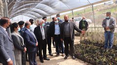 افتتاح مشتل العبيدية الزراعي