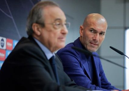 بيريز يبلغ زيدان بمصيره