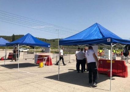 محطات فحوص كورونا في المجتمع العربي