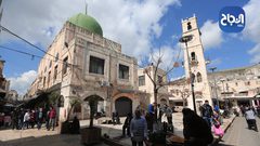 مدينة نابلس اليوم قبل بدء سريان الاغلاق يوم غد السبت ولمدة اسبوع.
