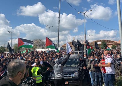 مظاهرة قطرية في أم الفحم ضد الجريمة