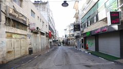 رام الله والبيرة في ثاني أيام الإغلاق لمواجهة تفشي كورونا