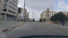 جانب من ثالث أيام الاغلاق الذي تشهده محافظة نابلس