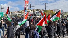 جلجولية وأم الفحم تتظاهران ضد الجريمة وشرطة الاحتلال