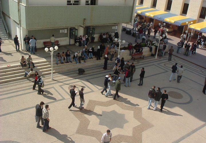 صور لمرافق جامعة النجاح الوطنية الحرم القديم عامي 2003 و 2004