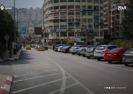 أجواء مدينة نابلس في الاسبوع الثاني للاغلاق