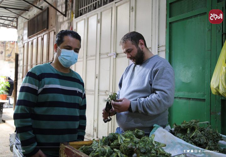 أجواء مدينة نابلس عقب قرار المحافظ بفتح بعض القطاعات