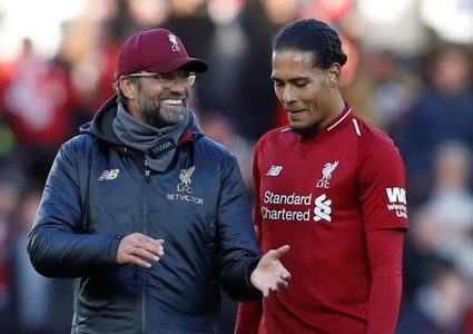 صدام مرتقب بين كلوب وفان دايك بسبب يورو 2020