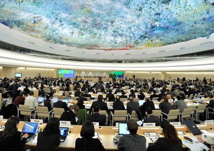 اعتماد قرار فلسطين حول حالة حقوق الانسان وواجب ضمان المساءلة