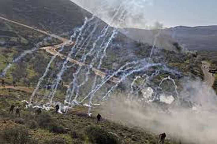 إصابات خلال مواجهات مع الاحتلال جنوب نابلس