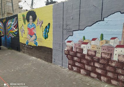 افتتاح الجدارية الأضخم في محافظة الخليل