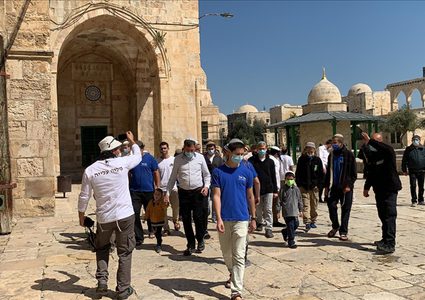 313 مستوطنا يقتحمون المسجد الأقصى