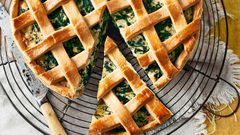 فطيرة السبانخ بالجبنة