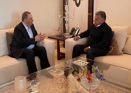 اللواء عباس إبراهيم يبحث مع السفير دبور الأوضاع الفلسطينية