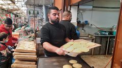 أجواء مدينة نابلس في أول أيام شهر رمضان المبارك.