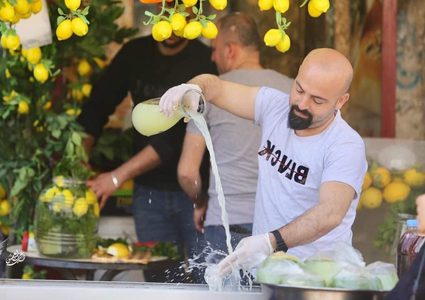 جانب من أجواء مدينة نابلس في ثالث أيام شهر رمضان المبارك