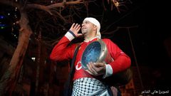 المسحراتي يجوب أزقة خانيونس جنوب قطاع غزة