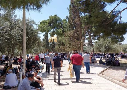 أجواء الجمعة الأولى من شهر رمضان في المسجد الأقصى