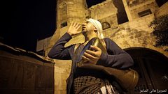 جولة برفقة المسحراتي في مدينة خانيونس جنوب قطاع غزة تصوير الزميل / هاني الشاعر