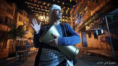 جولة برفقة المسحراتي في مدينة خانيونس جنوب قطاع غزة تصوير الزميل / هاني الشاعر