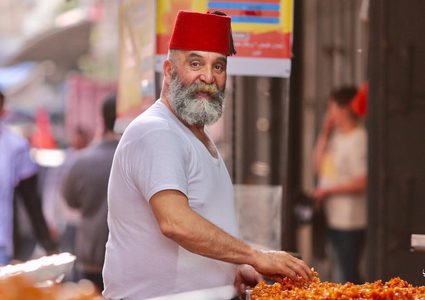 أجواء باب الساحة وسط البلدة القديمة بنابلس خلال شهر رمضان