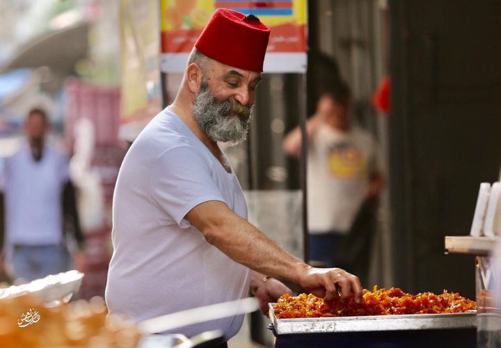 أجواء باب الساحة وسط البلدة القديمة بنابلس خلال شهر رمضان