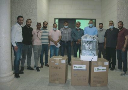 استلام وتشغيل مولدات اكسجين في اريحا